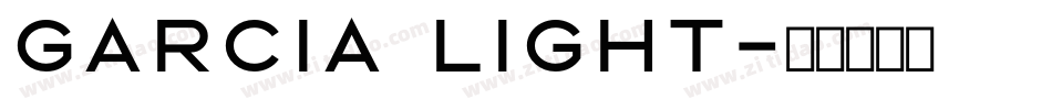 Garcia Light字体转换